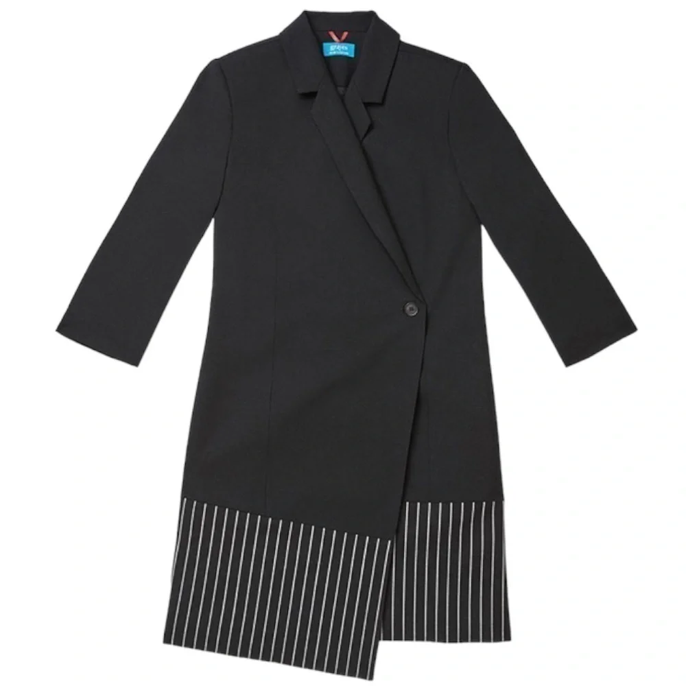 Grayes Wool Blazer Dress w/ Flare - Size 4 US - Picture 2 of 7